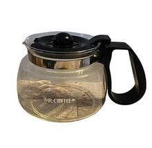 Genuine Mr Coffee 4 Cup Coffee Maker Replacement Glass Carafe CLEAN 4&quot; tall - $14.01