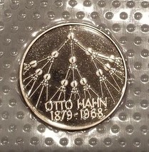 GERMANY 5 MARK PROOF CUNI COIN 1979 OTTO HAHN PROOF SEALED MINT BLISTER - $37.01