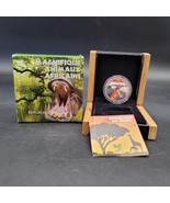 Niger 1000 Francs Conservation Wildlife Hippo Fauna w/ Crystal Silver Co... - $162.15 CAD