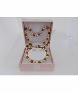 Beautiful Vintage Cultured Pearl Child&#39;s Jewelry Set From the 1950&#39;s - $24.95