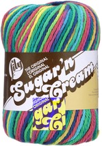 Lily Sugar&#39;n Cream Yarn - Ombres Super Size-Psychedelic - £12.71 GBP