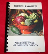 Welcome Wagon Of Johnson County 1976 Overland Park Kansas Cookbook Recipes - £15.48 GBP