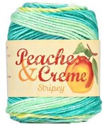 Peaches &amp; Cream Cotton Yarn Stripey/Ombre Various Price Per - £3.90 GBP