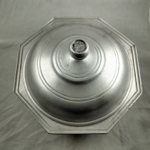 Wilton Armetale RWP Octagonal Covered Casserole Serving Dish 1973 Pewter Silver - £37.36 GBP