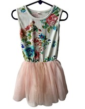 Girls Dress with Tulle Skirt Ballerina Party Tutu - £7.43 GBP
