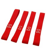 ******* BUY 4 Get 1 Free ******* Winch Hook Pull Strap 8 inch Red Two Loop - $619.00 MXN