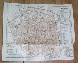 1904 Original Antique Map Of Bologna / EMILIA- Romagna / Italy - £21.24 GBP