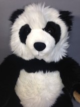 Build a Bear Plush PANDA Black White Stuffed Animal BABW Toy 15&quot; - $24.99