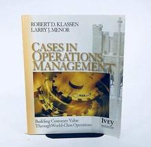 Cases In Operations Management: Building Customer Value Through By Larry J. [Har - £53.40 GBP