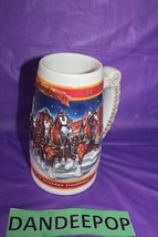 Anheuser Busch Budweiser 1999 Holiday Stein Beer Stein Drinkware  Ceramarte - £19.89 GBP