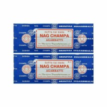 Satya Nag Champa Incense Sticks Natural Masala Fragrance Agarbatti 250g Set Of 2 - £30.83 GBP