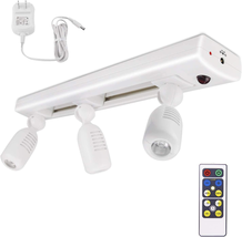 LED Track Light, Dimmable Accent Lighting with Rotatable Heads, Plug in Spotligh - £36.91 GBP