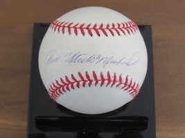 Gene Michael Stick 1978 Wsc Ny Yankee Gm Signed Auto Oml Baseball Steiner & Jsa - £94.66 GBP