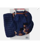 Member&#39;s Mark Warm &amp; Cozy Knit Hat and Glove Set Boy&#39;s NAVY Boy&#39;s Sz S NWT - $245.90 MXN