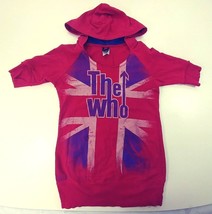 The Who by Live Nation Juniors Red Short Sleeve Hoodie Top Juniors  Large - £23.97 GBP
