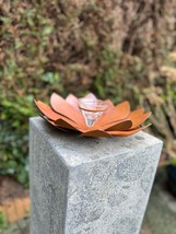 Lotus Bloom Bowl – Iron Sculpture. 25x25x10cm - 1Kg - $74.95