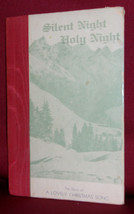 F.H Jaenicken Silent Night Holy Night 1933 First Edition Story Of Christmas Song - £17.97 GBP