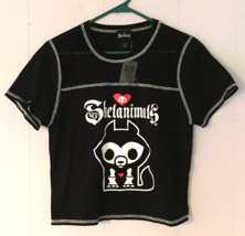 Skelanimals top size L women black New with Tags - $34.62