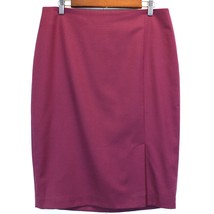 Talbots Womens 10 Italian Flannel Pencil Skirt Vintage Raspberry Pink Wo... - £26.99 GBP