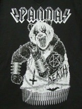 DEATH HEAVY METAL PANDA GENTLY USED LARGE NOVELTY SHIRT 100% PRE-SHRUNK ... - $22.76