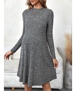 Old Navy Sz L Stretch Marled Pullover Flare Swing Midi Dress Long Flare ... - €20,75 EUR