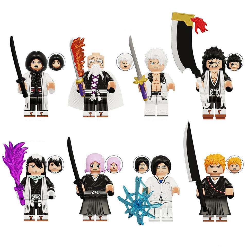 8pcs Bleach Ichigo Yamamoto Kenpachi Zaraki and 50 similar items