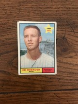 Ed Hobaugh 1961 Topps Baseball Card  (0567) - £2.38 GBP
