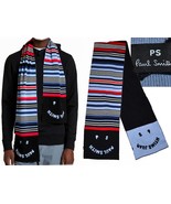 PAUL SMITH Men&#39;s Scarf Price in store 185 Euros PS05 T1G - £103.81 GBP