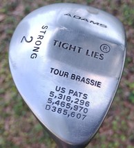 Adams Tight Lies Tour Brassie Strong 2 Wood Graphite Firm Shaft Golf Club - $44.99