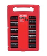 CRAFTSMAN Impact Socket Set, Metric, 1/2-Inch, 12-Piece (CMMT15887) - $95.69