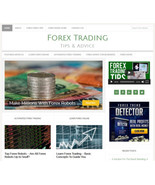 * FOREX TRADING TIPS * niche website business for sale w/ AUTO CONTENT UPDATES - $127.00