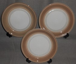 Set (3) Denby SEVILLE PATTERN  Dessert or B&amp;B Plates MADE IN ENGLAND - $29.69
