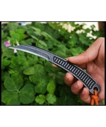 440C Steel Karambit Neck Knives Claw Fixed Blade Survival Camping Huntin... - $38.00
