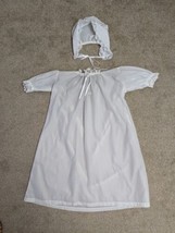 American Girl Felicity Nightgown Night Shift Kids Small Youth Gown &amp; Cap Hat USA - £44.91 GBP