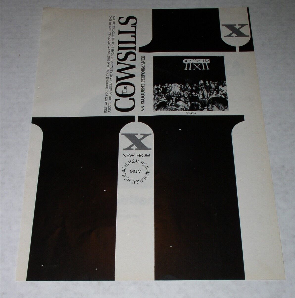 The Cowsills Cash Box Magazine Photo Ad Vintage 1970 Kenny Rogers First ... - $19.99
