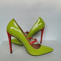Customize Solid Colors Women Patent Pointed Toe Stiletto Pumps Elegant Ladies We - £94.36 GBP