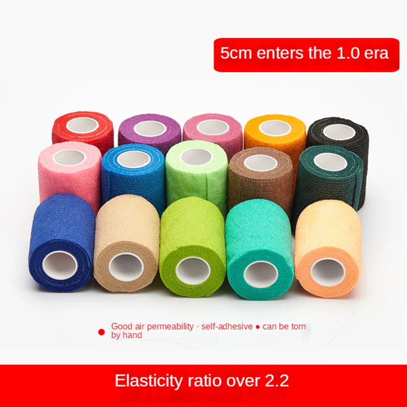 Sporting 1Roll 4.8m Colorful Sporting Self Adhesive Elastic Bandage Wrap Tape El - £23.45 GBP