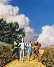 The Wizard Of Oz Color 16x20 Canvas Giclee Yellow Brick Road - $69.99