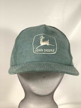 John Deere Verde Ajustable Vintage Louisville Mfg Co Bordado Tapa Hecho En USA - £140.77 GBP
