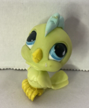 Littlest Pet Shop LPS 858 Cockatoo Bird Green Figure Toy Authentic HASBRO - £7.89 GBP