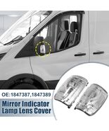 Pair Wing Mirror turn signal Indicator Light Lamp Lens Cover For Ford Tr... - $36.99