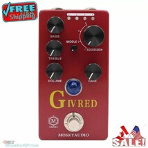Mosky G IV RED Distortion/Overdrive/Preamp 4 Mode Guitar Effect Pedal NEW! - $42.80