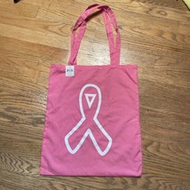 Pink Ribbon Breast Cancer Awareness Tote Shopping Bag - $8.09