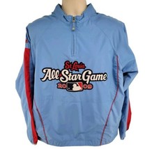 St Louis Cardinals All-Star Game 2009 Jacket Majestic Size M Blue - £38.62 GBP