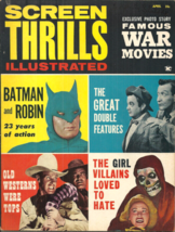 Screen Thrills Illustrated #4 - April 1963 - Batman &amp; Robin, Tarzan, The Shadow - £14.99 GBP