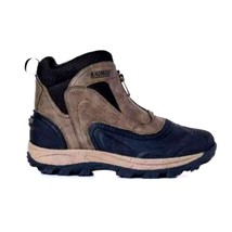 KHOMBU Boots Men&#39;s 11 Outdoor Winter Snow Rugged Slip-on Zipper Front Work Shoes - £40.96 GBP