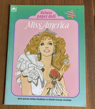 Miss America Paper Dolls Book Uncut 1991 By Golden - £15.63 GBP