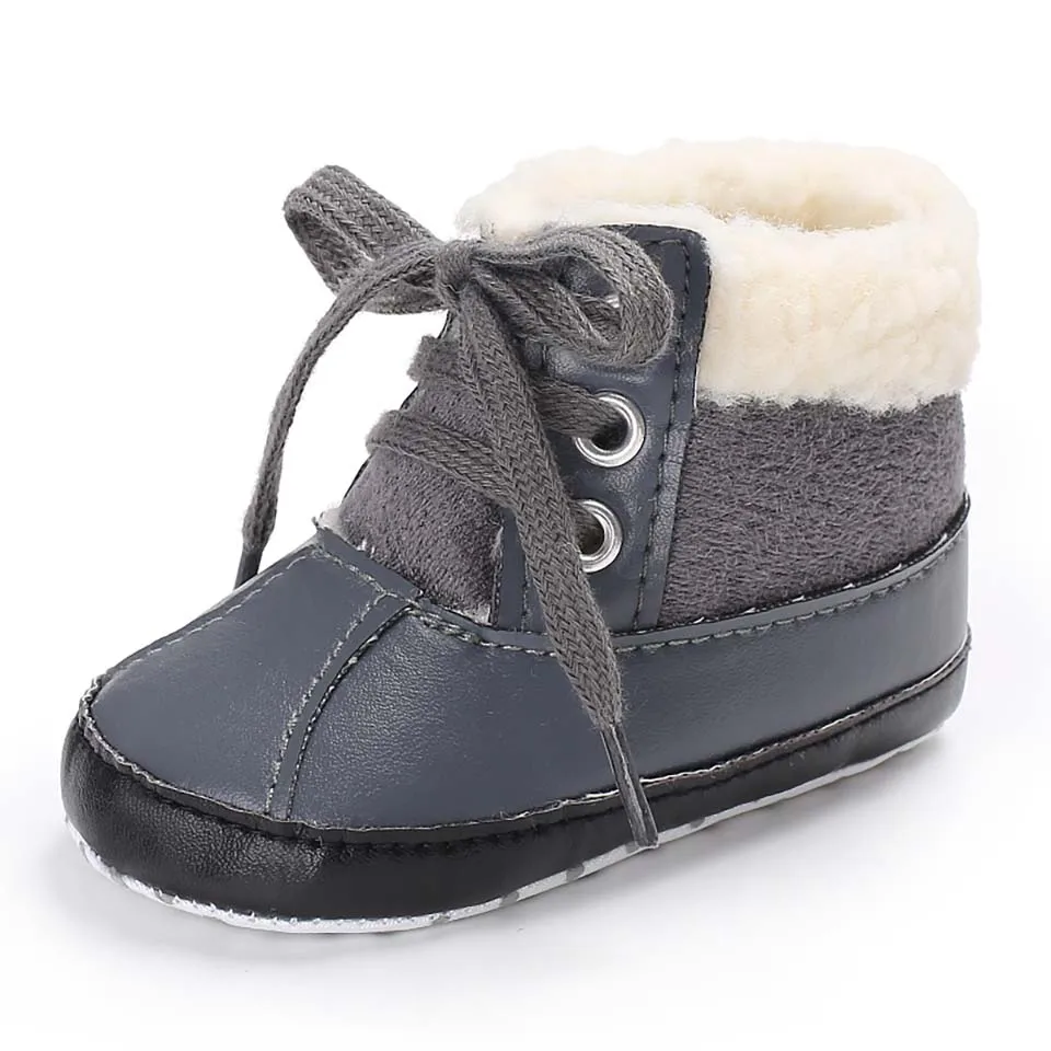 Baby Girl Boy Shoes Winter Snow Boots Super Warm Infant Booties  Newborn First W - £116.86 GBP