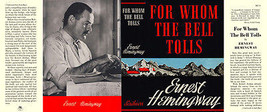 Ernest Hemingway-Facsimile jacket for Whom The Bell Tolls 1st ed and early edns - £25.55 GBP