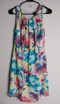 Worthington Womens Shift Dress 10 Multicolor Floral Sleeveless Lined Pol... - $350.01 MXN
